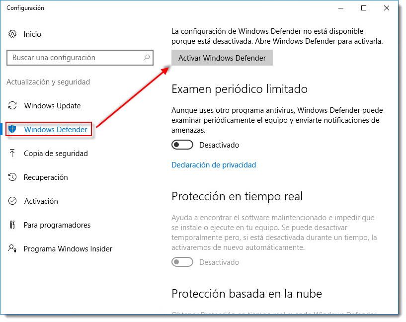 Kb6398 Windows Defender Sugiere Que Deshabilite Eset En Windows 10