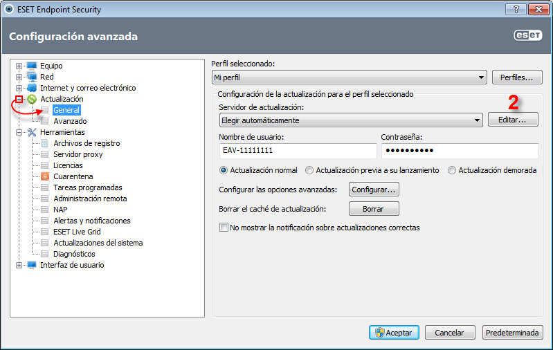 Como actualizar eset endpoint security - rblio