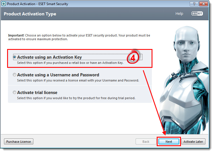 Kb2792 Activate My Eset Windows Home Product Using My Username