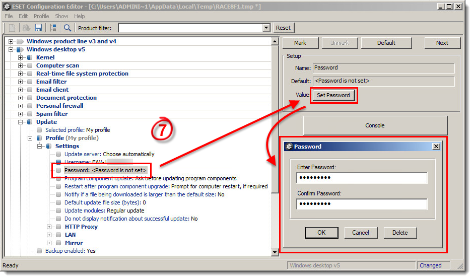 eset endpoint antivirus virus signature update download