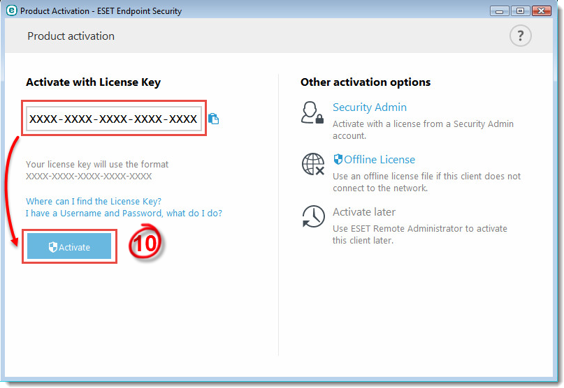 eset endpoint antivirus uninstall password