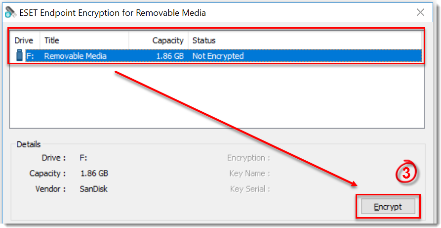 [KB7198] Encrypt a memory stick or external disk using ESET Endpoint ...