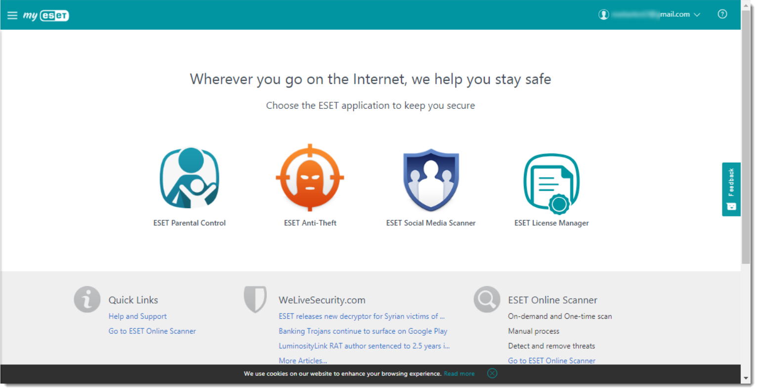 Log In To A My eset Online Account