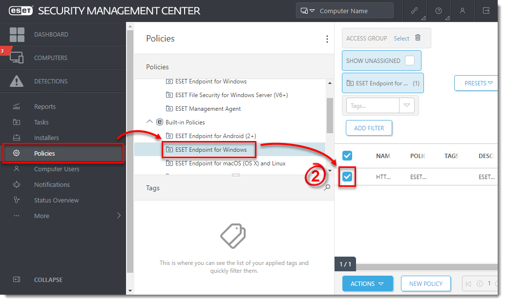 Eset mirror tool настройка