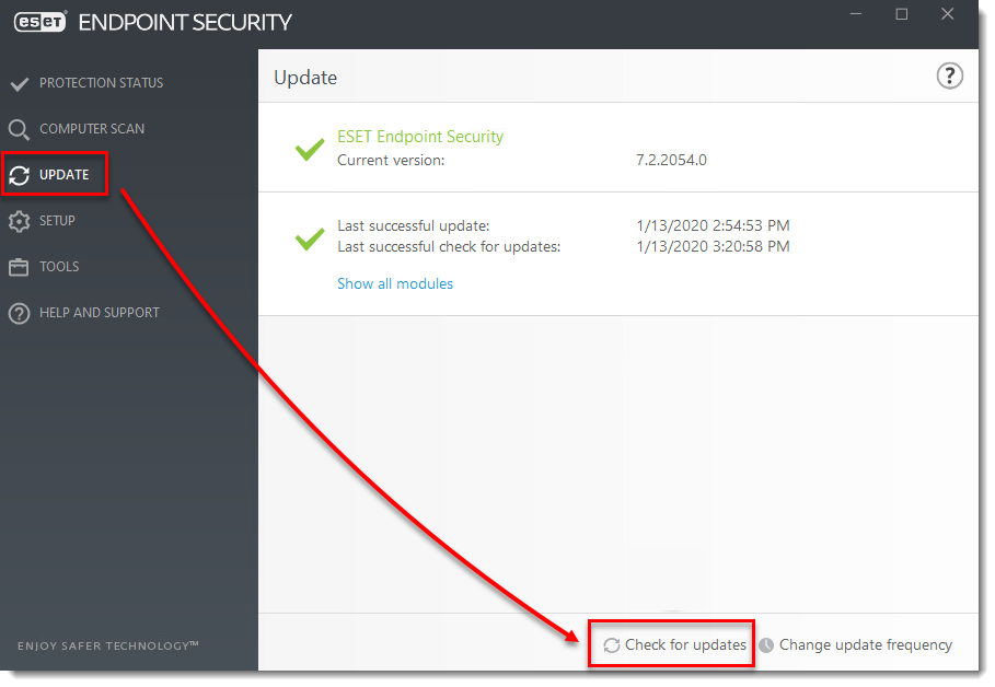 downloading ESET Endpoint Security 10.1.2046.0