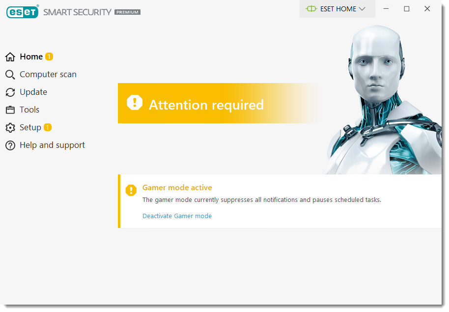 KB3330] Gamer mode in ESET Windows home products (15.x – 16.x)