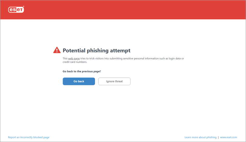 phishing website