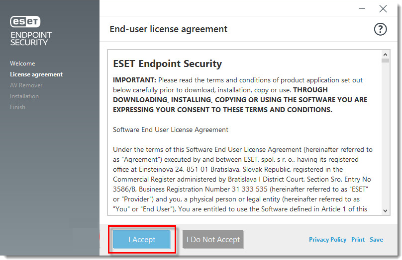 ESET Endpoint Security 10.1.2050.0 instal the last version for ios