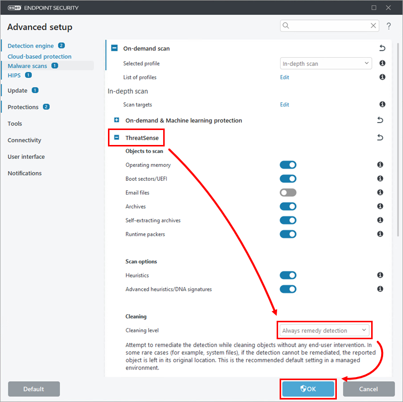 Scan, ESET Direct Endpoint Management plugin for NinjaOne