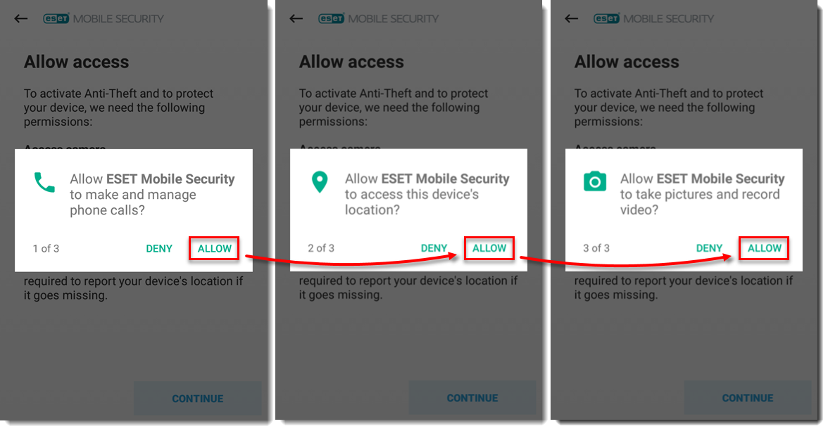 [KB3279] Set up AntiTheft protection in ESET Mobile Security for Android