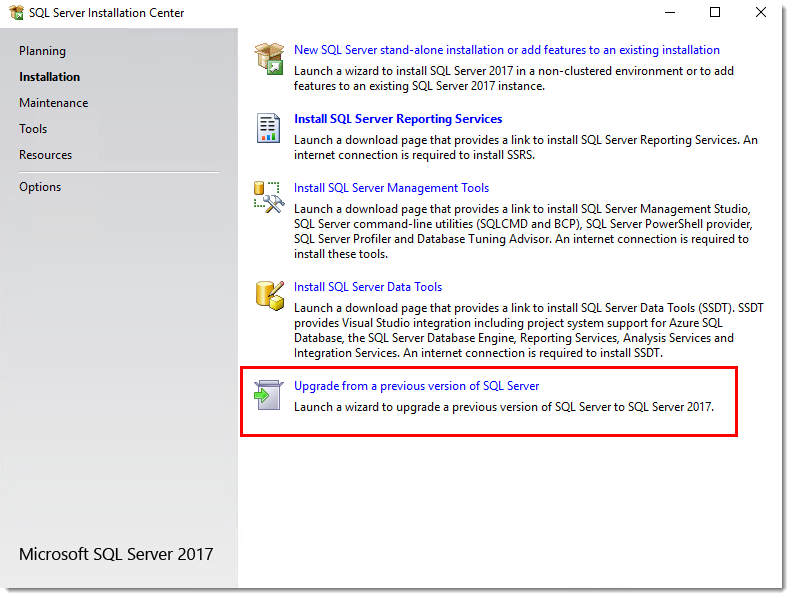 KB7447] Upgrade the MS SQL Express database to the latest version  (ERA/ESMC/ESET PROTECT) (–)