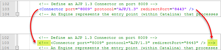 tomcat ajp connector example