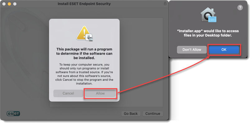 Integração manual, ESET Endpoint Antivirus for macOS