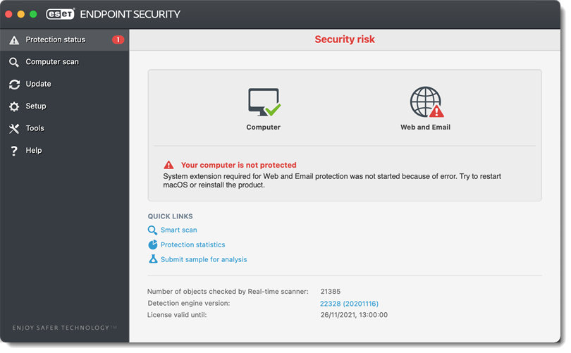 for mac instal ESET Endpoint Antivirus 10.1.2050.0