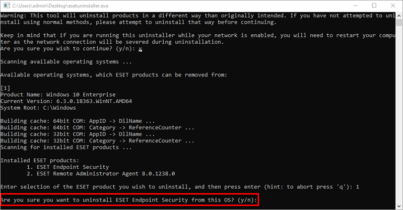 Running a batch file via Run command task - Remote Management - ESET  Security Forum