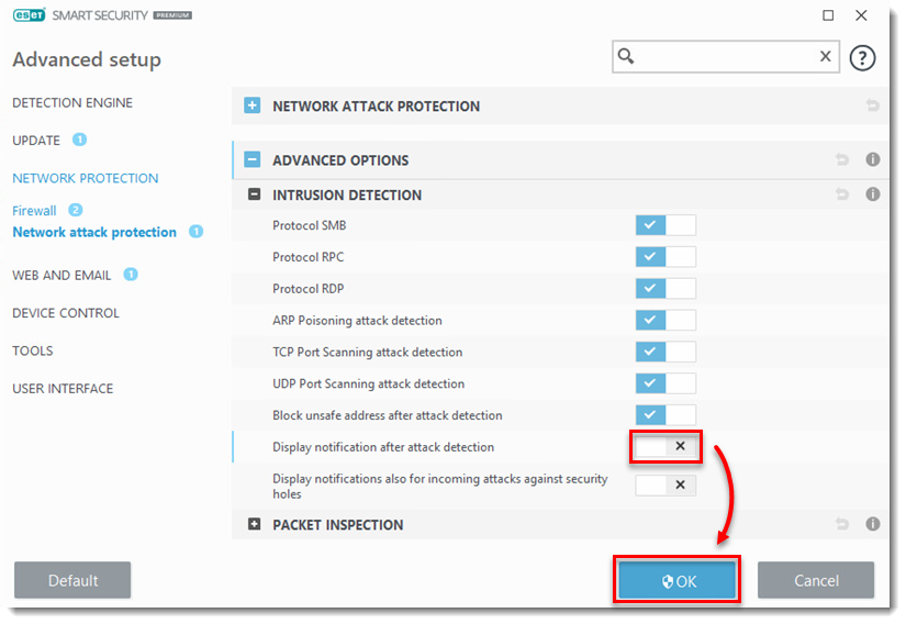 [KB2951] Resolve "Detected Port Scanning Attack" notifications