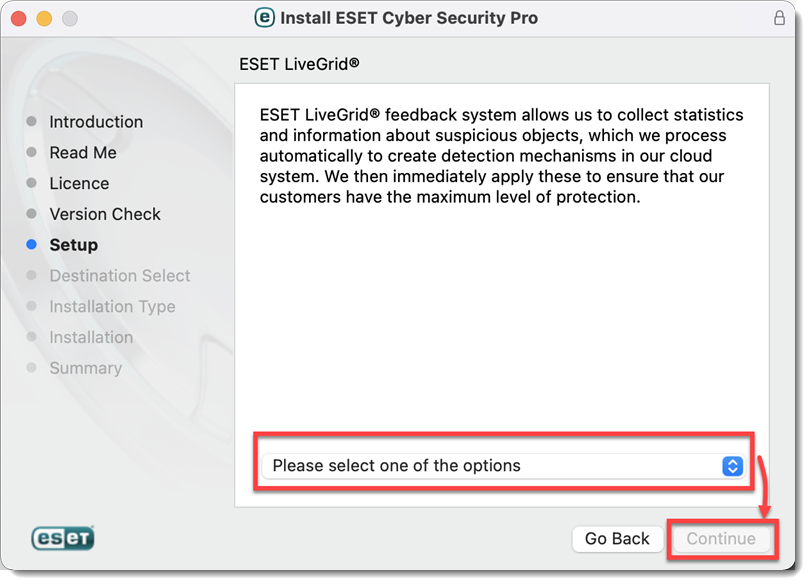 eset cyber security training test