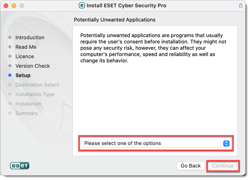 eset cybersecurity for mac antivirus