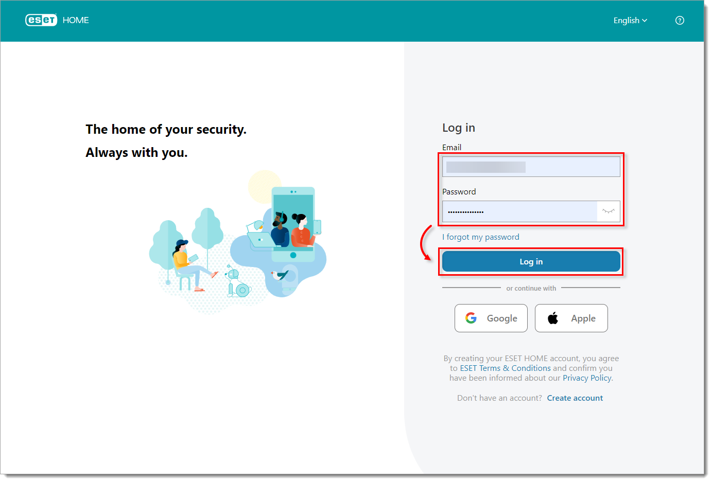 Kb3277] Log In To An Eset Home Online Account