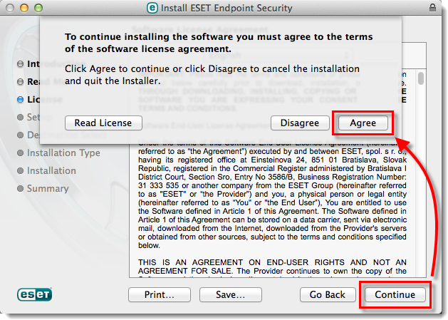 for apple instal ESET Endpoint Antivirus 10.1.2050.0