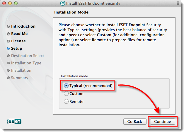 eset antivirus for mac usb settings