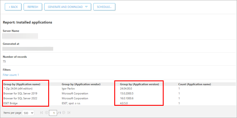 [KB3690] Versions of ESET PROTECT On-Prem and related components