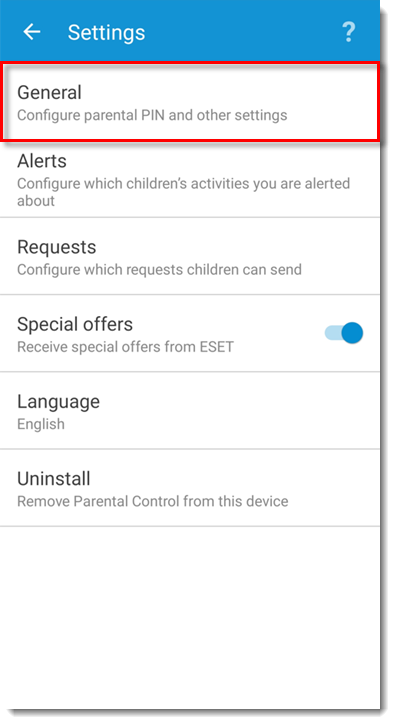 Confirming your Parental Controls PIN