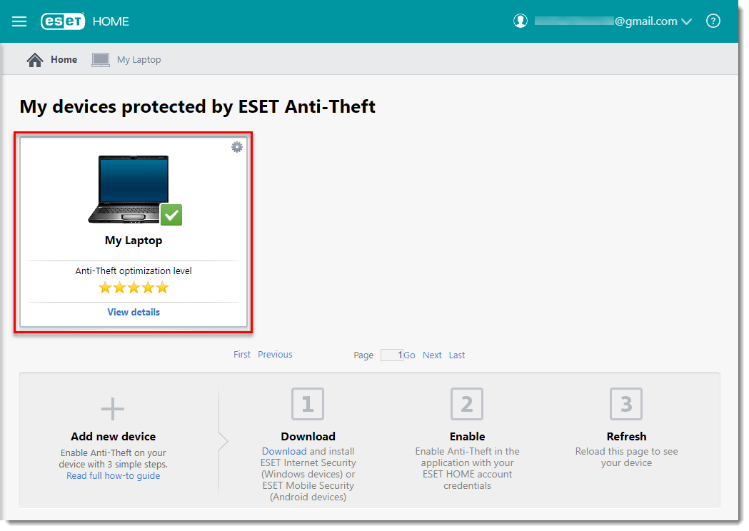 KB5711] Recover Or Mark A Device As Missing Or Stolen In ESET Anti.