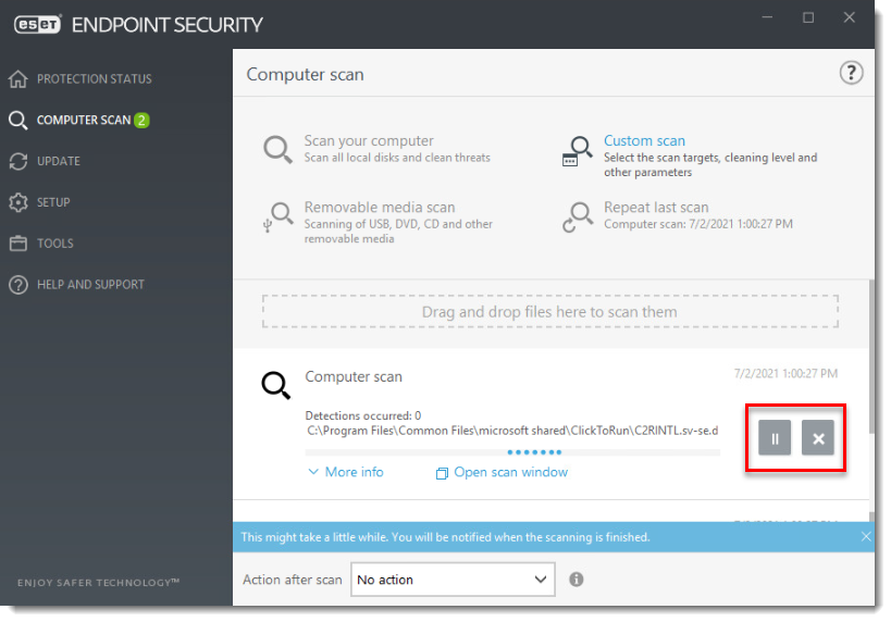 eset endpoint security username