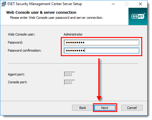 Eset security management center server как обновить