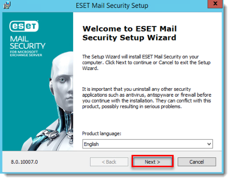 Eset mail security настройка