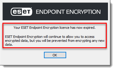 Kb7536 Expired Eset Endpoint Encryption License