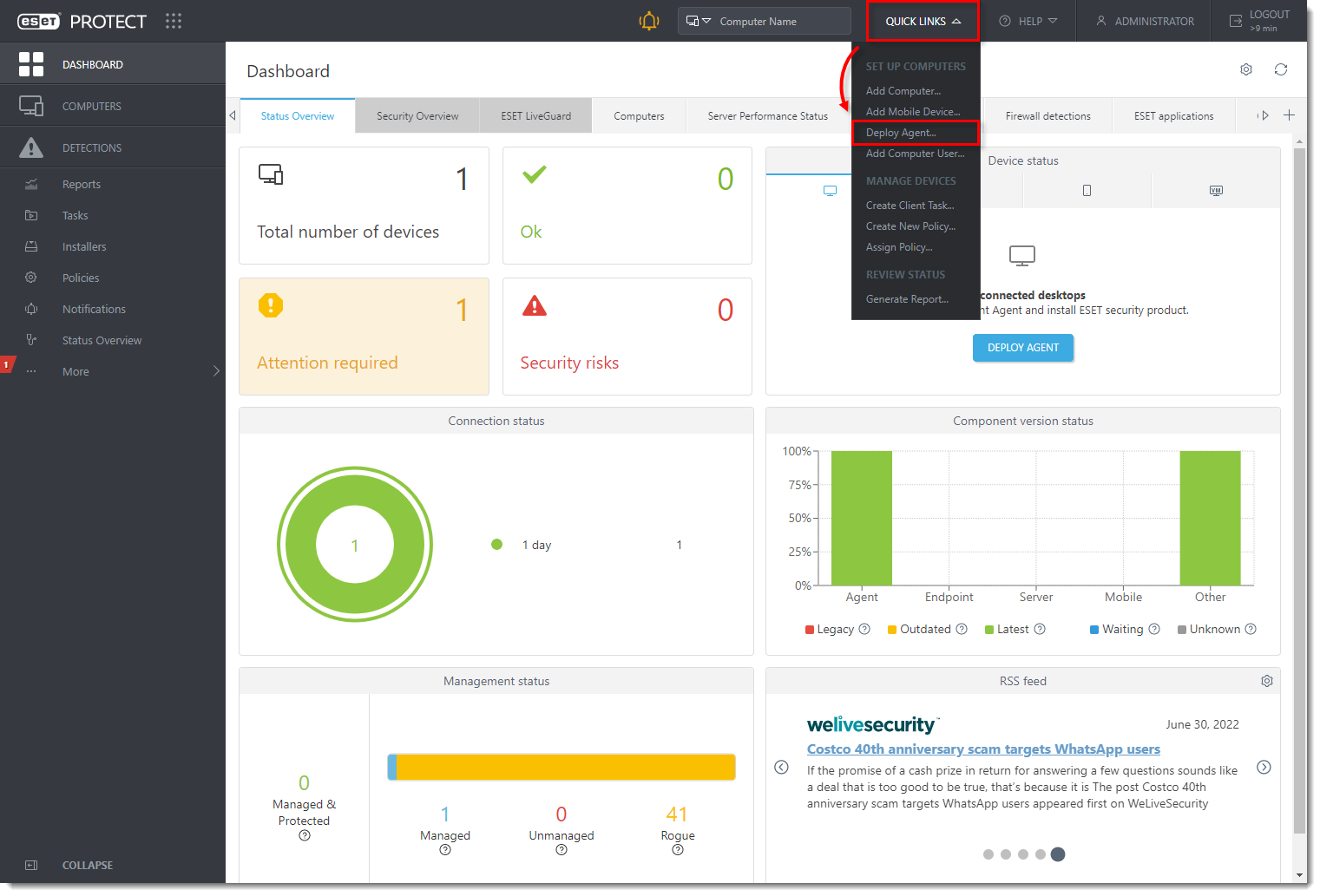 [KB7730] Deploy the ESET Management Agent and the ESET endpoint product ...