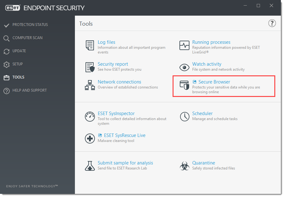 [KB7734] Enable And Configure Secure Browser In ESET Endpoint Security ...