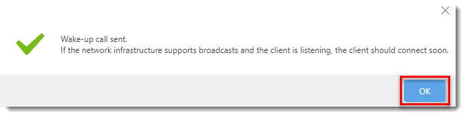 Kb7815 Send A Wake Up Call To Client Computers To Execute A Task Immediately In Eset Protect