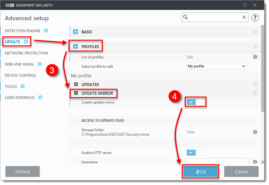 ERMM Command Line, ESET Endpoint Security