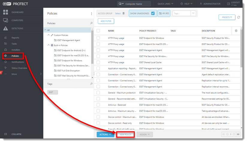 Proxy chaining, ESET Bridge