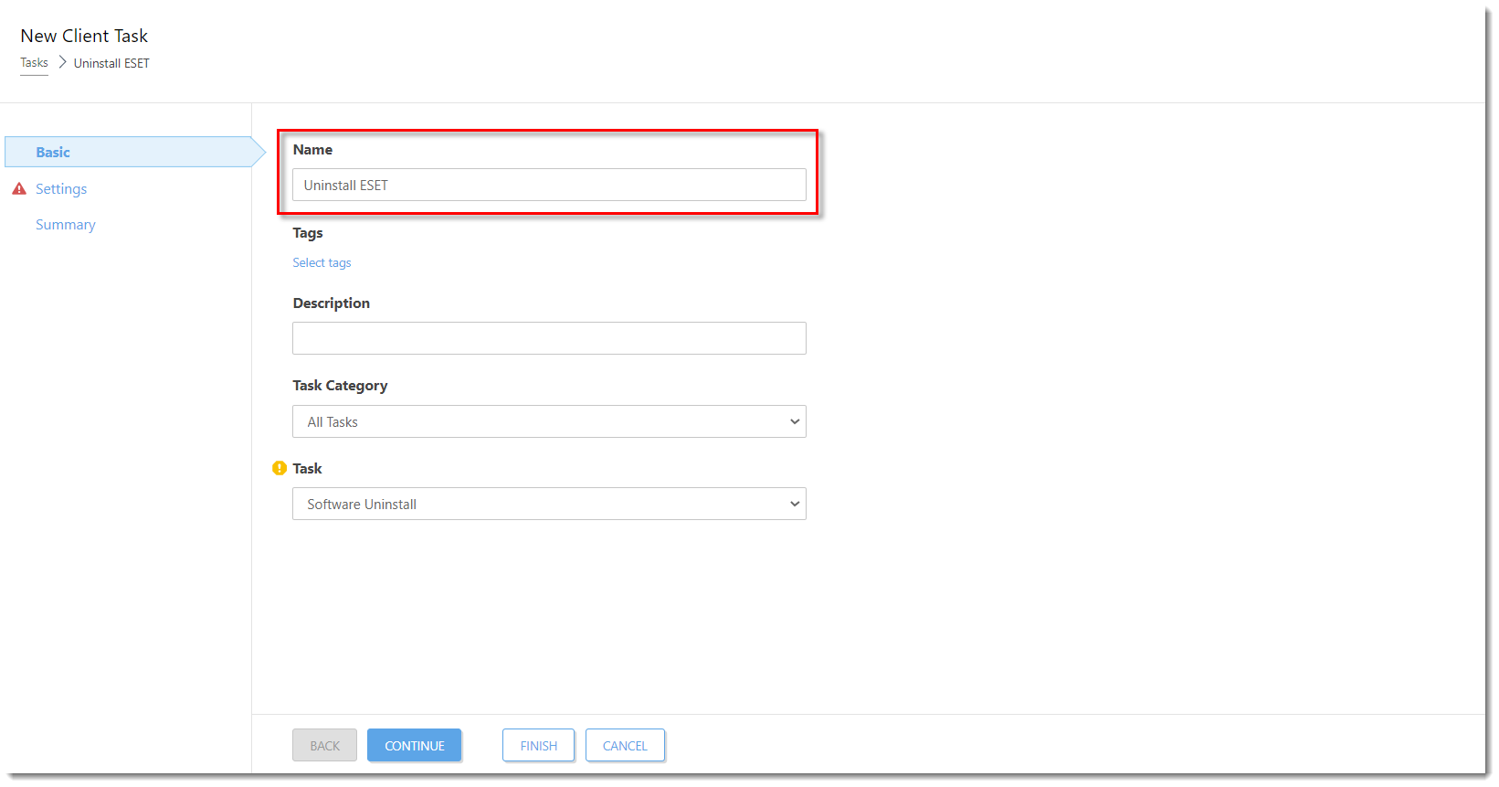 uninstall eset endpoint antivirus