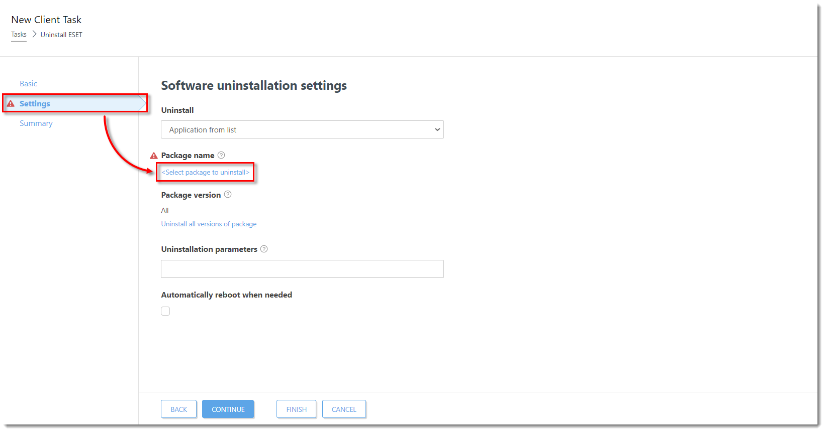 eset endpoint security uninstaller