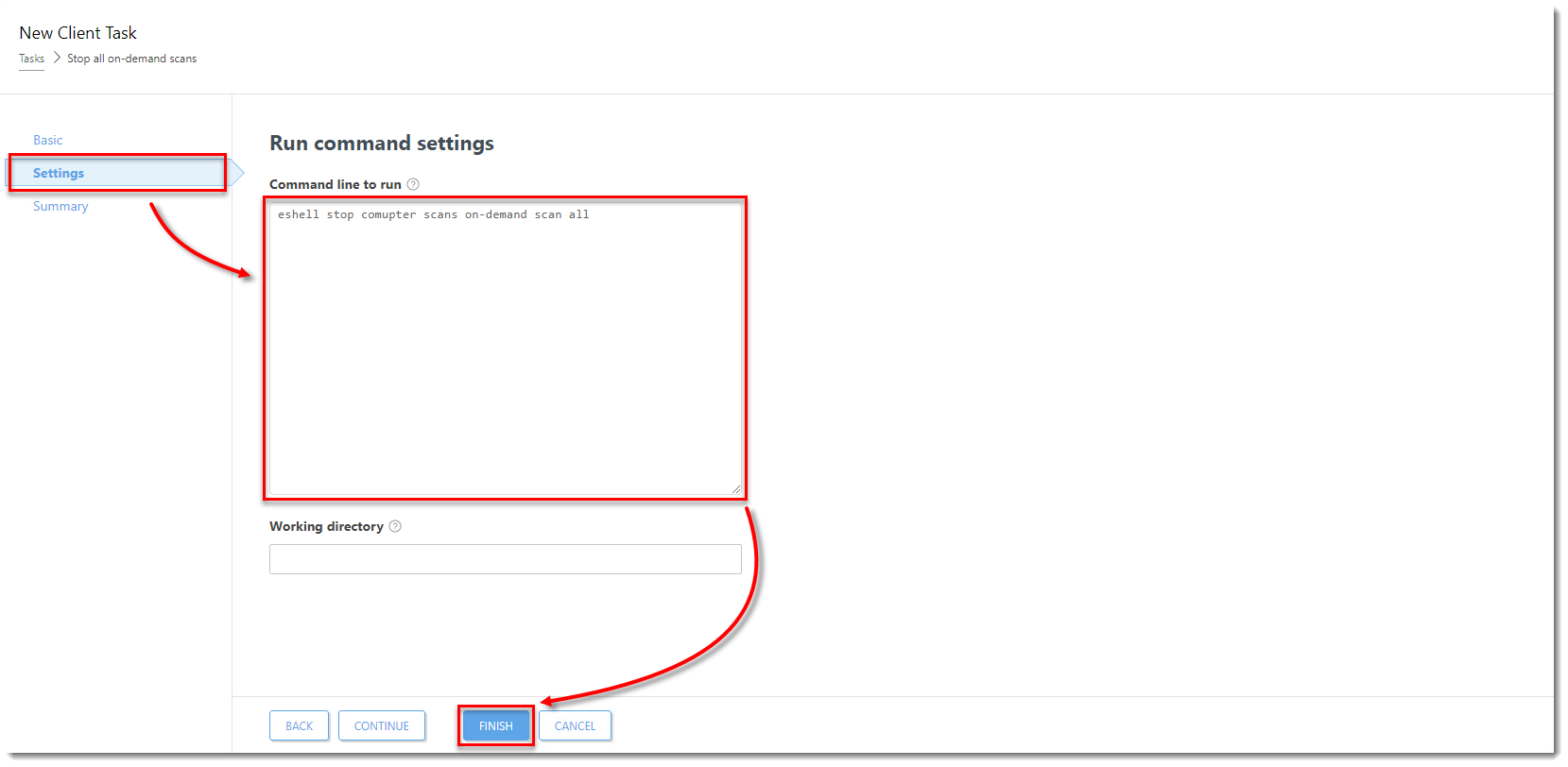 ERMM Command Line, ESET Endpoint Security