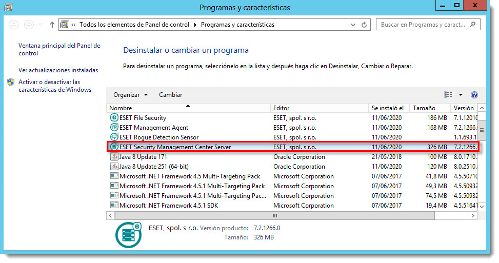 Kb7384 Actualizar Eset Security Management Center 7 0 O 7 1 A Eset Security Management Center 7 2 Utilizando La Consola Web